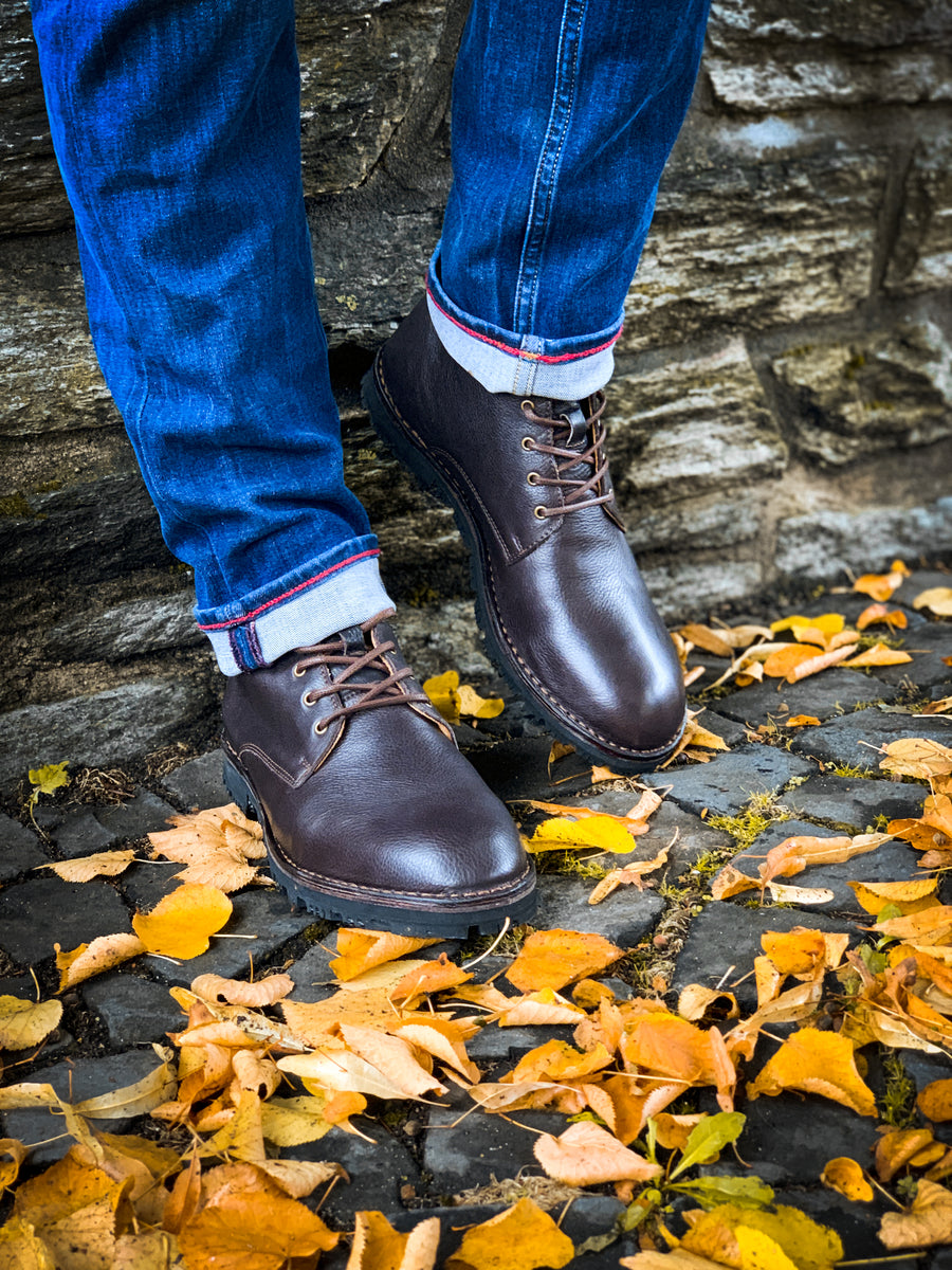 Schnürrboots Dunkelbraun
