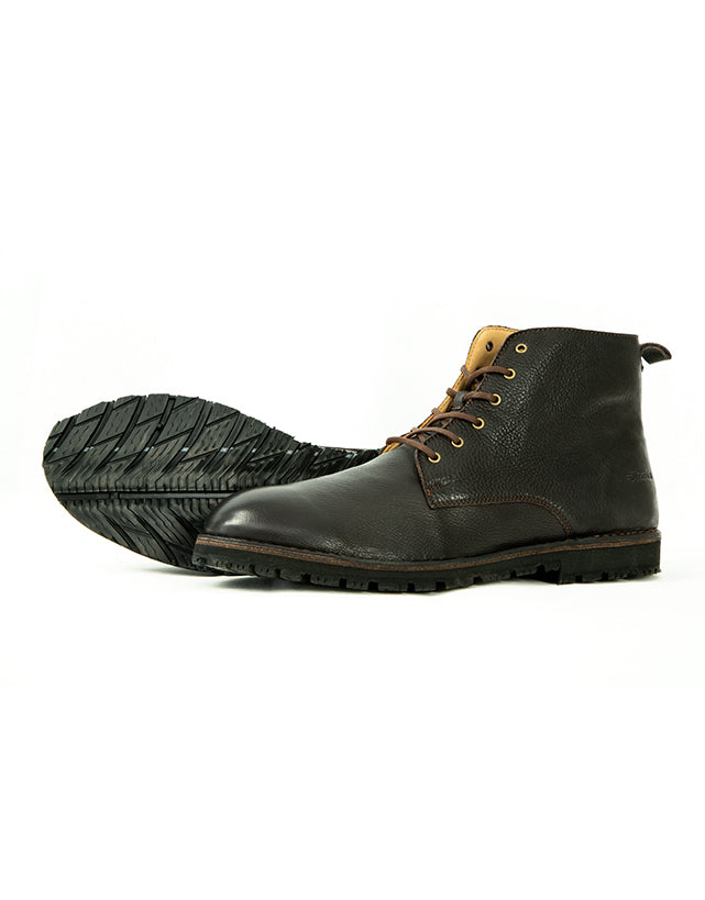 Schnürrboots Dunkelbraun